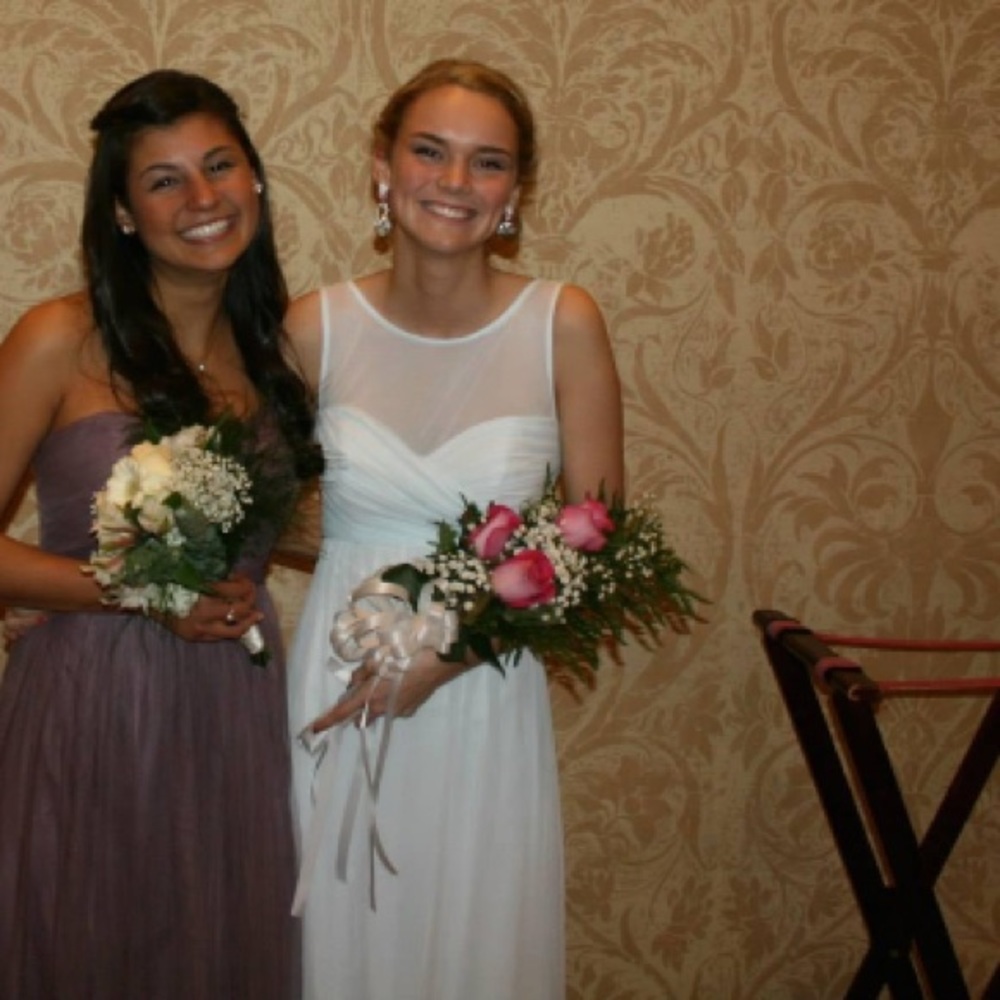 Bridesmaid blue dress